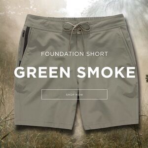 Ten Thousand The Foundation Short 7” Light Gray Athletic Shorts Green Smoke